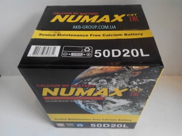 NUMAX 50D20L 50AH +480A
